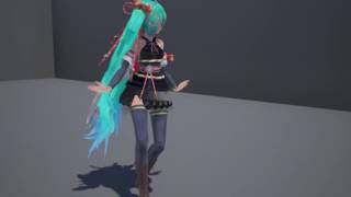 【MMD × Unreal Engine】APEX Cloth and Hair Test