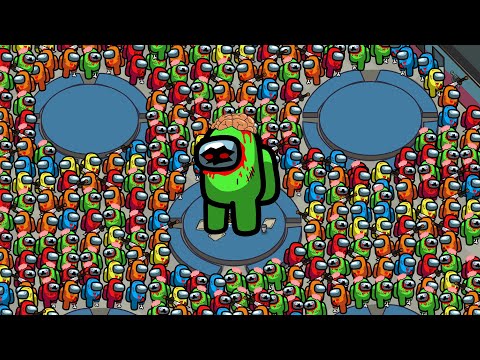 AMONG US, but with 1001 Zombies. All Zombie videos | ACGame Let's Play