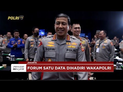 PRESISI UPDATE: RANGKAIAN FORUM SATU DATA DIVTIK POLRI 22/05/2025 (15.30)