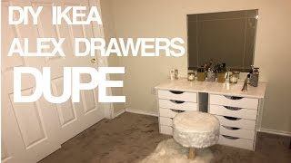 DIY IKEA VANITY DUPE +UNDER 200$$