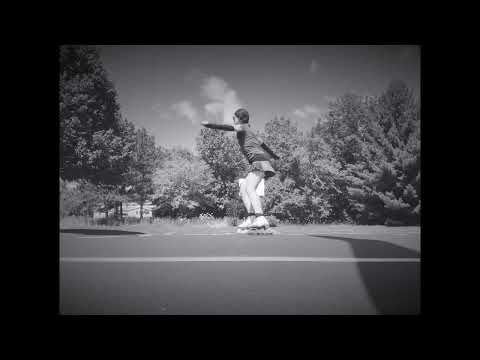 Enjoying inline skating