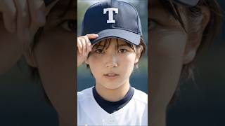 (AI)佐野イクホと尾崎先輩 #佐野イクホ #淡路島 #女子野球 #ai #ai動画