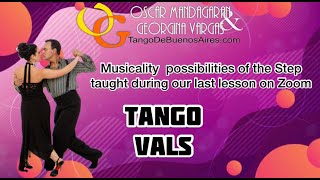 Musicality #TANGO & VALS Giro con lapiz, parada y adorno Georgina Vargas & Oscar Mandagaran