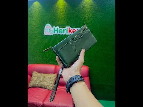 Genuine Leather Stylish Long Wallet