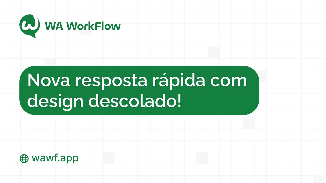 🚀 **Nova resposta rápida com design descolado! 🎨 Mais fácil e poderoso do que nunca! ** ✨
