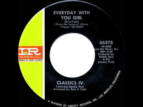 1969 HITS ARCHIVE: Everyday With You Girl - Classics IV (mono 45)