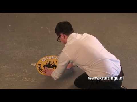 Floor marking and tape safety and marking floor marking stop (kit) 