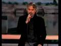 Andrea Bocelli "Besame Mucho" Live on stage in ...