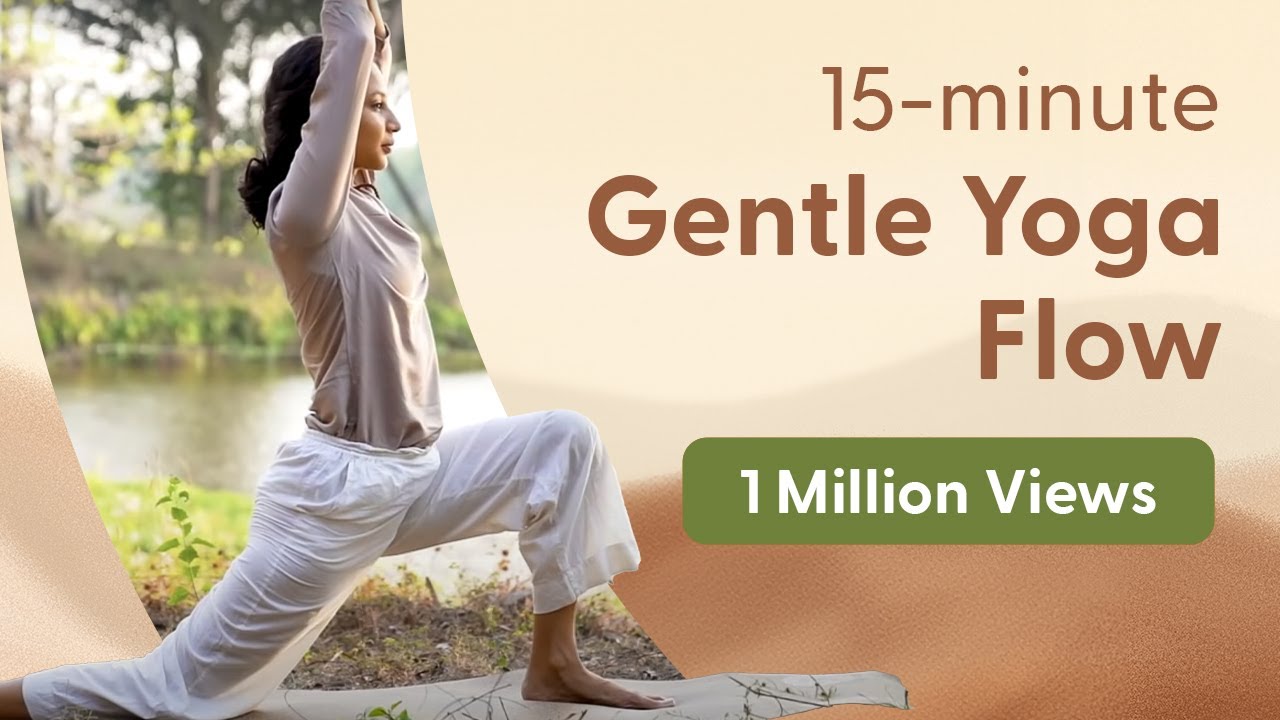 15-Minute Gentle Yoga Flow to Start the Day | सुबह के लिए 15 मिनट का योग @satvicyoga