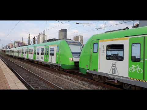 Ausfahrt S1 in Dortmund Hbf auf Gleis 7