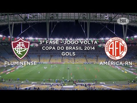 Goals - Fluminense-RJ 2 x 5 América-RN - Copa do Brasil 2014 - 08/13/2014