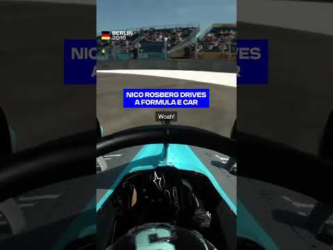 When Nico Rosberg drove a Formula E car 😅⚡️ #shorts
