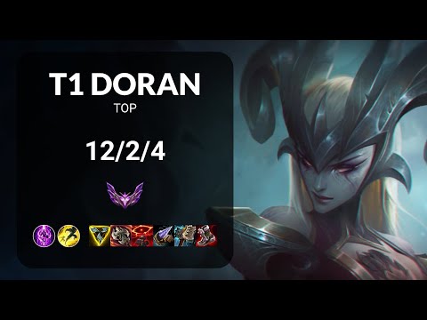 T1 Doran Camille vs Cassiopeia TOP - KR MASTER Patch 14.24