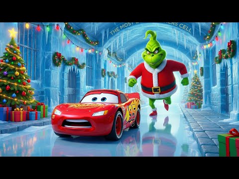 Lightning McQueen ESCAPE GRINCH BARRY'S PRISON RUN in Roblox!