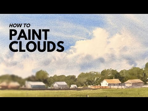 How to Paint Clouds in Watercolor - Matthew White