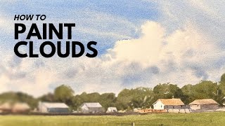 How to Paint Clouds in Watercolor - Matthew White