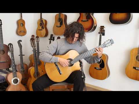 Ludwig Reisinger Vienna model ~1925 classical guitar - in the style of Stauffer/Hauser I - check video! image 14