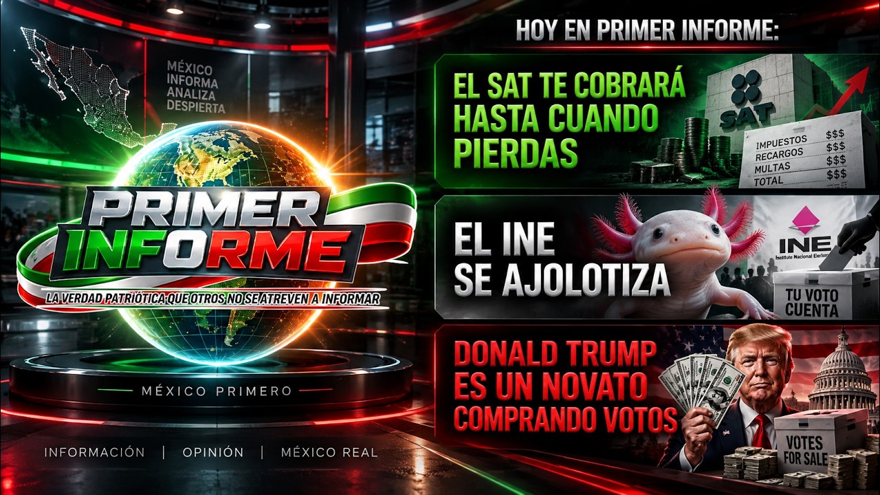 Primer Informe: Trump ofrece 5 mil dólares por voto. La 4T, una suscripción mensual 🗳️😏