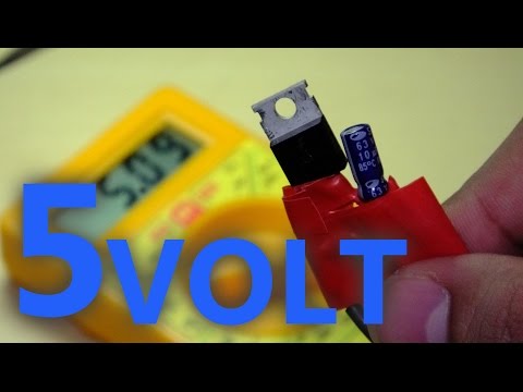 How to make a 5 Volt power supply in 5 minutes