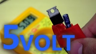 How to make a 5 Volt power supply in 5 minutes