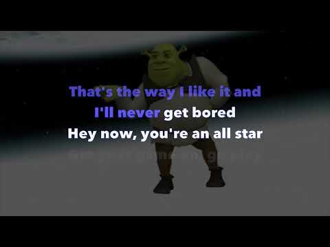 Smash Mouth - All Star (with Shrek) (Karaoke)