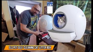 ELSPET Self Cleaning Cat Litter Box
