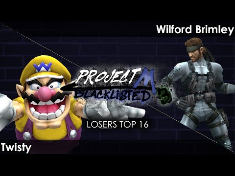 Blacklisted 3 Losers Top 16 Twisty (Wario) vs. Wilford Brimley (Snake)