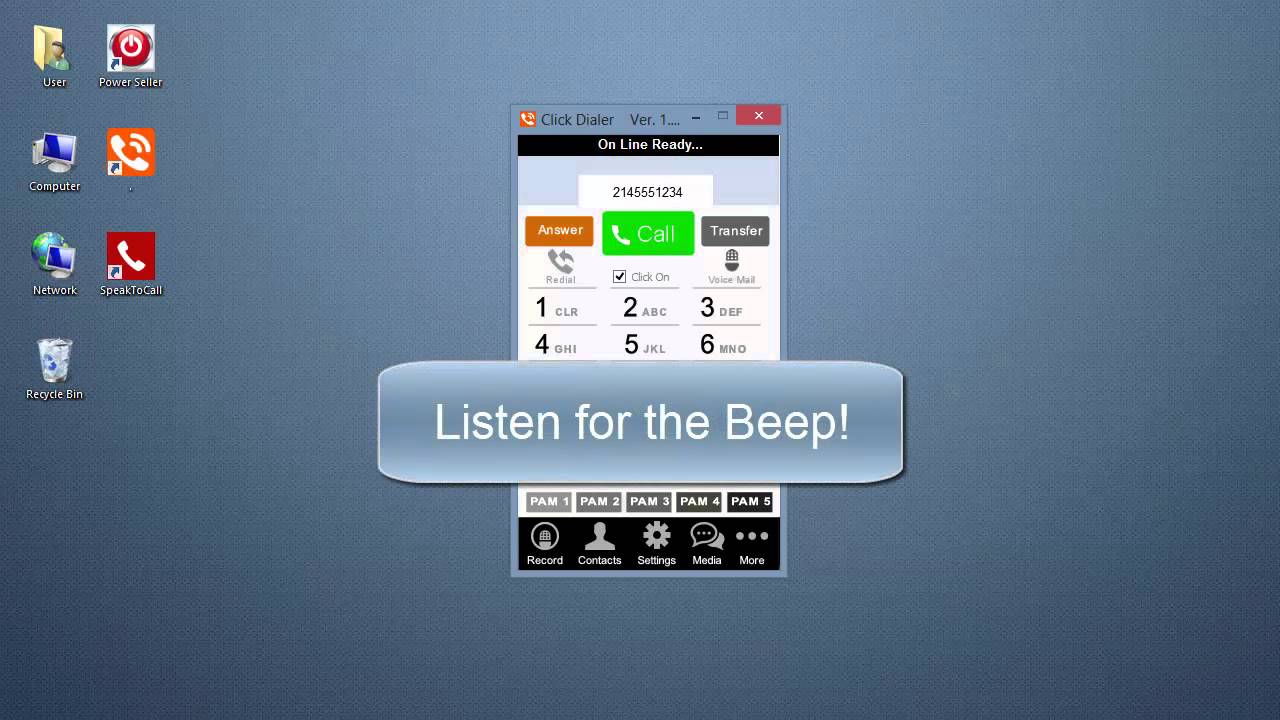 4 - How to Use 1 Click Pre-recorded Voicemails (PAM)