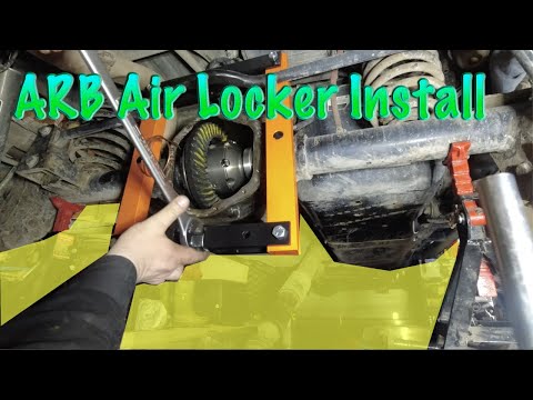 Dana 44 JKU ARB RD117 Air Locker Install
