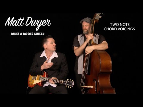 Matt Dwyer  Two Note Chord Voicings in a Blues. Super easy!
