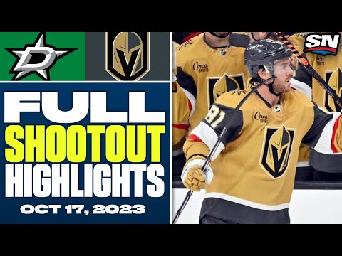 Stars at Golden Knights | FULL Shootout Highlights