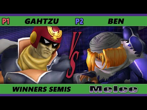 S@X 400 Online Winners Semis - Gahtzu (Captain Falcon) Vs. Ben (Sheik) Smash Melee - SSBM