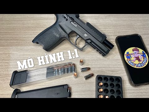 laser gun - mô hình P320 M18 văng shell