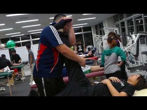 アスレティックトレーナーコースの授業風景【東京有明医療大学 柔整TV】
