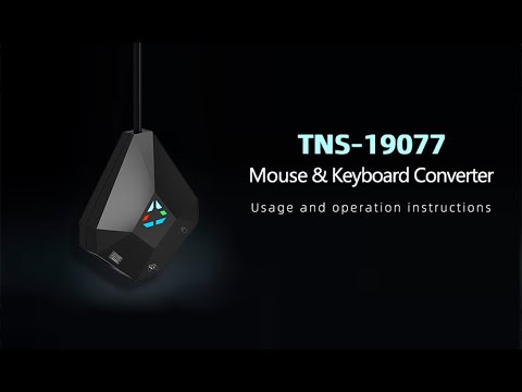 The DOBE TNS-19077 Mouse & Keyboard Converter  use instructional video.