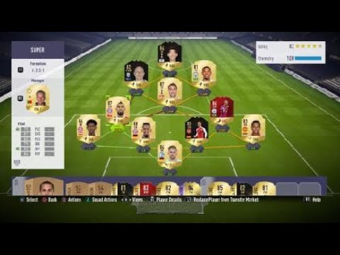 FIFA 18 My million dollar squad that got me to division 1 [ Custom tactics ]