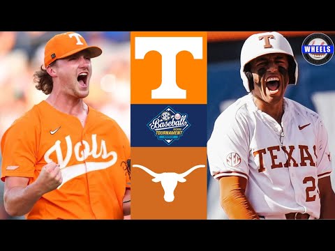 #8 Tennessee vs #1 Texas (AMAZING!) | SEC Tournament Quarterfinal | 2025 College Baseball Highlights