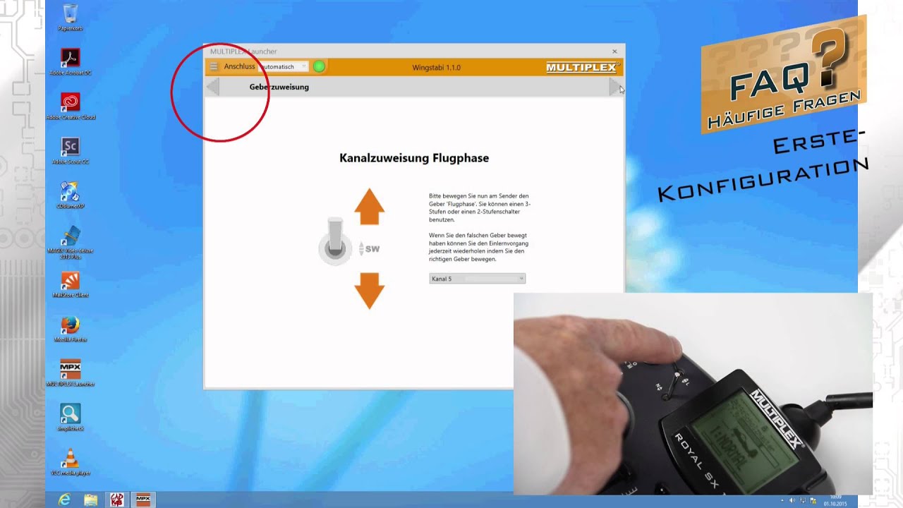 55010 Stabilizačný systém WINGSTABI-7-kanál