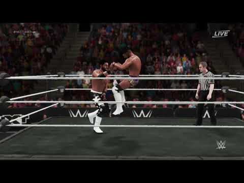 WWE 2K18| EDIT* Snap Dragon Suplex into V-Trigger