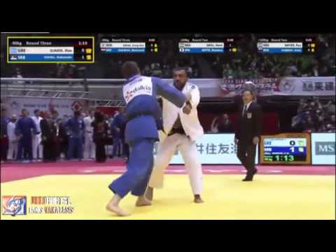 Judo Grand Slam Tokyo 2014 ILIADIS Ilias (GRE) vs  KUKOLJ Aleksandar (SRB)