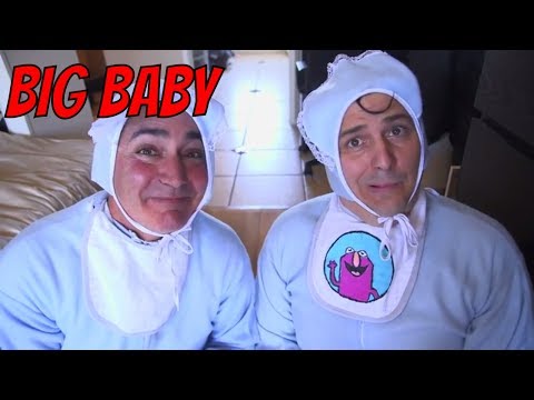 BIG BABY Ep. 11 - Baby's Favorite Babysitter - Curly's Grandson - The THREE STOOGES