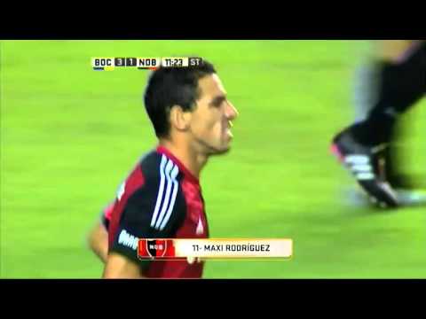 Gol de Rodríguez. Boca 3 - Newell's  1. Fecha 4. Primera División 2016.