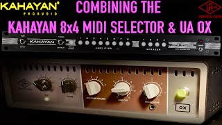 Video thumbnail for A Match Made In Heaven: Pairing The Kahayan 8x4 MIDI Selector With The UA OX by Cryptic Mask Guitar