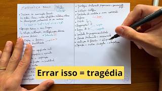Todos os assuntos de MATEMÁTICA BÁSICA para o ENEM 2026