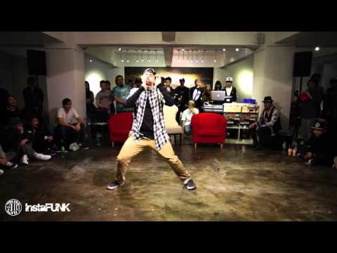 InstaFUNK 2015 Popping & Locking Battle - j-Smooth - Popping Judge Solo