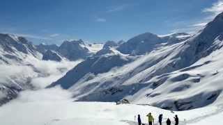 preview picture of video 'Randonnée à ski à la Palanche de la Cretta en dessus des Haudères dans le Val d'Hérens'
