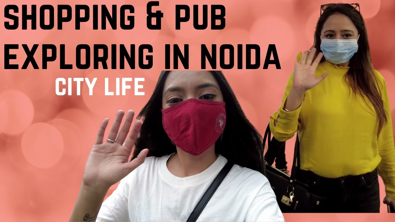 Shopping & Pub Exploring in Noida || Decathlon || Sephora || Parcos || Time Machine Pub || DLF Mall