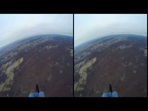 SBS 3d flight over the clouds VR (Virtual reality)