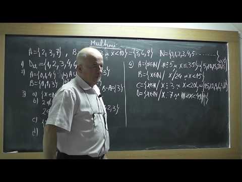 1/2 Lectia 1832 Multimi Operatii cu multimi Modalitati de a defini o multime