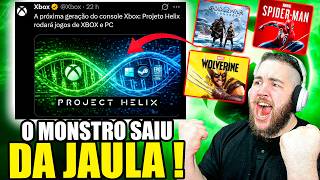 OFICIAL ! XBOX PROJECT HELIX é UM MONSTRO e vai RODAR jogos de PLAYSTATION, XBOX e PC